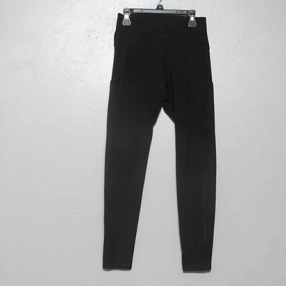 Aerie chill play move black pocket crop leggings